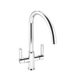 Abode Globe Aquifier 3-Way Deck-Mounted Filter Tap Chrome